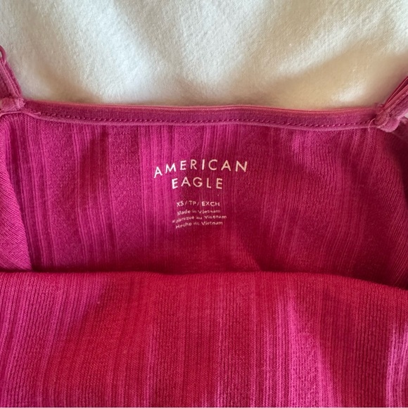 Pink Ribbed Tank Top - Picture 3 of 4